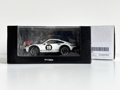 Brand New 1:43 Spark Models 2023 Porsche 992 911 Dakar in White Limited Edition!