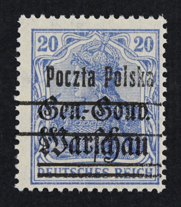 CKStamps: Poland Stamps Collection Scott#21a H OG Pre-Cancel