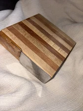 Wood Block Cheese Knife Set 6” X 6” X 2”