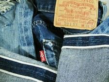 HOT VTG 90s LVC USA Men LEVI'S 501xx BIG E SELVEDGE 555 Jeans 30x36 Fit 27x32