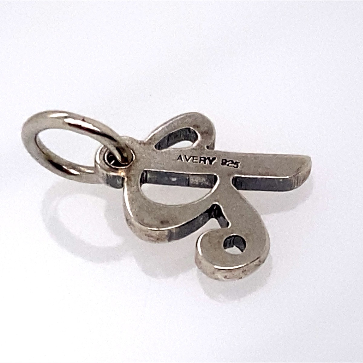 James Avery "R" Script Initial Sterling Silver Ch… - image 4