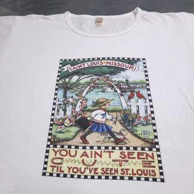 Mary Engelbreit Greeting Med You Ain t Seen Cute St Louis Arch Floral Cardinals