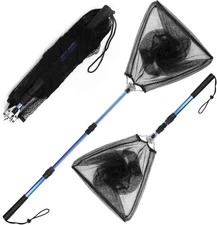 Fishing Net with Long Robust Telescopic Handle for Freshwater and Saltwater,Exte
