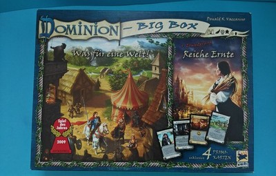 Dominion Big Box - Hans im Glück - Was für eine Welt +4 Erweiterung Reiche Ernte