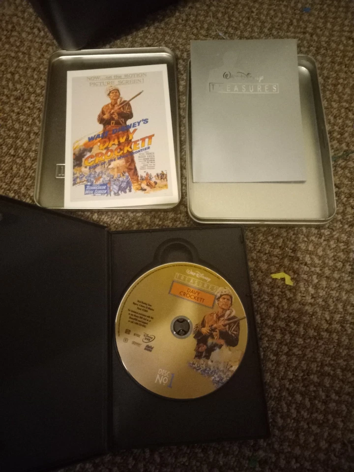 Walt Disney Treasures Davy Crockett Limited Collector TV Series DVDs Tin Box Set - Image 3 of 4