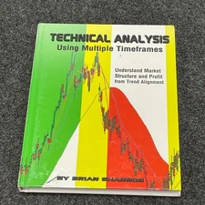 Technical Analysis Using Multiple Timeframes- Hardcover Book, Pre-owned