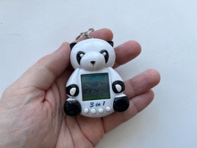Rare Panda Vintage Tamagotchi Apollo 3 in 1 Virtual Pet  Keychain