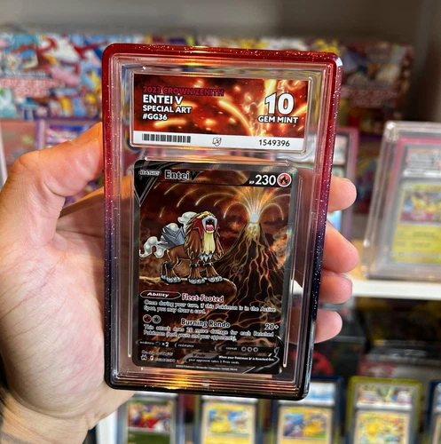 Ace 10 Entei V GG36/GG70 Pokemon Crown Zenith Galarian Gallery Special Art