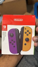 Nintendo Switch Neon Purple Joy-Con with Wrist Strap