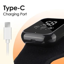 2Pcs Heated Foot & Ankle Massager Wraps – Relaxing Vibration, Pain Relief & Warm