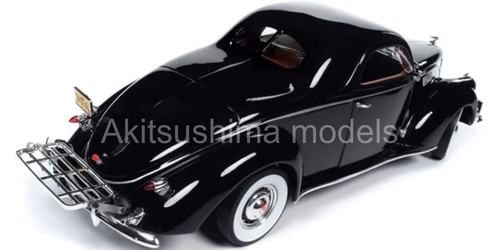 AUTO WORLD AW325 1/18 1937 Lincoln Zephyr Gloss Black 1:18 Diecast model car New - Picture 3 of 10