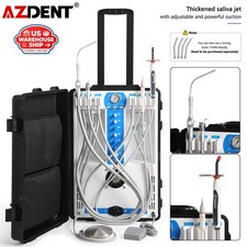 Portable Mobile Dental Delivery Unit Cart Air Compressor Suction System P206S