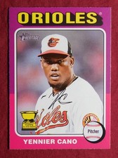 2024 Topps Heritage #121 Yennier Cano Baltimore Orioles
