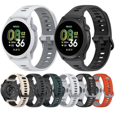 22mm Watch Strap Silicone Wristband for COROS PACE4/Xiaomi /Realme/Huawei Series