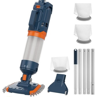 AQUAFYSH Cordless Pool Vacuum 25 Micron Fluff Ultra Fine Filter True Powerful
