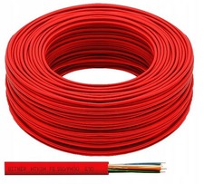 Fire Resistant Cable 2x08mm 1m  Halogenfree Emergency Lighting Alarm