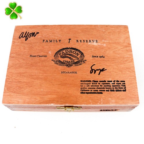 Padrón Nº 44 Caja de cigarros de madera vacía 7" x 5" x 1,75" - Imagen 11 de 12
