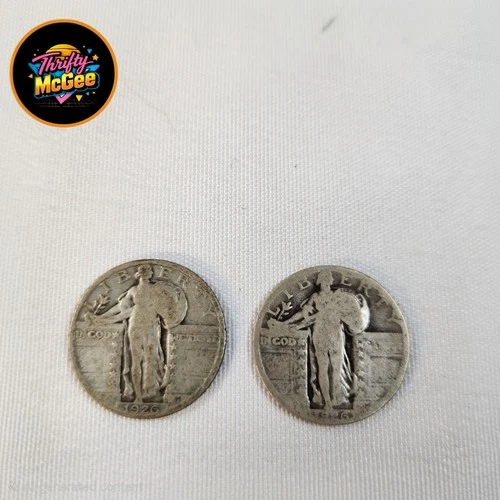 Two 1926 Standing Liberty Quarters