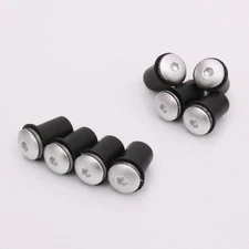 Universal M5 x 15 Silver Motorcycle Windscreen Bolts Kit Wellnut Washer 8 pcs