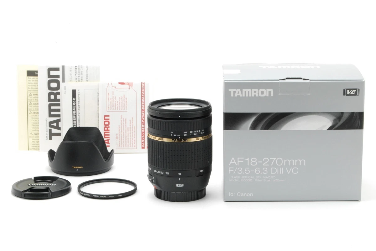 Tamron 18-270mm Camera Lenses for Canon for sale | eBay