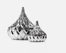 Godinger Hershey's Kisses Electroplated 2-pc Candy Dish with Gift Box T4104436