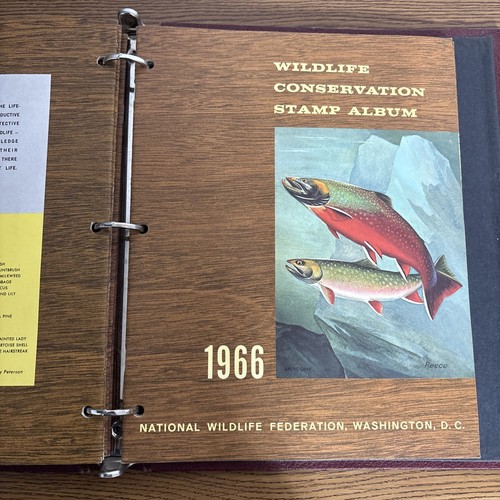 Wildlife National Conservation Federation Stamp Album 1959 To 1969 Complete - Picture 18 of 24
