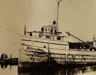 1868 MILWAUKEE GREAT LAKES LUMBER STEAM SHIP BARGE SUNK 1886, FOUND INTACT PHOTO — photo 3