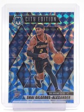 SHAI GILGEOUS-ALEXANDER 2024-25 MOSAIC CITY EDITION BLUE REACTIVE #289 Q0014