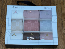 NIKE AIR JORDAN Crew SOCKS 9-Pack Gift Set Youth 5-7y Women  s 6-10 BJ0729-782