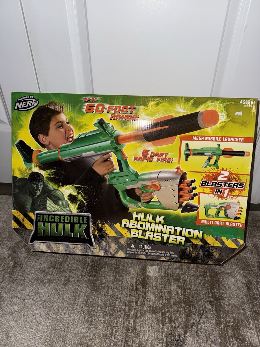 Hasbro Nerf Hulk Abomination Blaster Titan AS-V.1 & Hornet AS-6