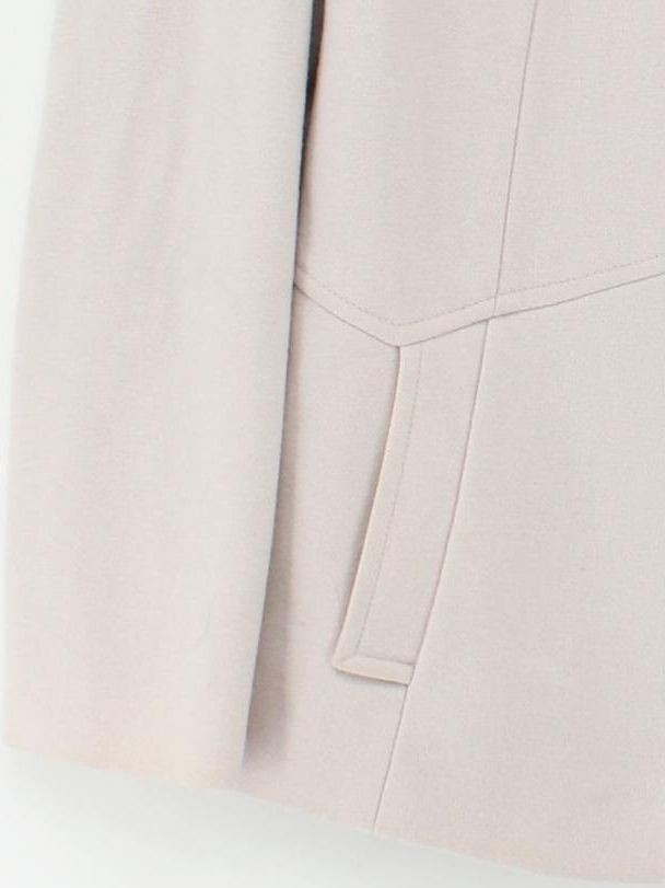 Reiss Women's Coat M Pink Wool with Polyamide, Cashmere, Viscose Overcoat image 4
