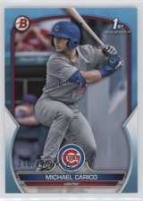 2023 Bowman Draft Sky Blue 310/499 Michael Carico #BD-170 11s9