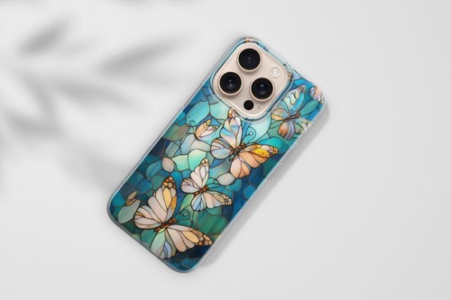 Stained Glass Print Phone Case Cover for iPhone 16 for Pixel9 for SamsungS25 PC1 - 第 5/21 張圖片