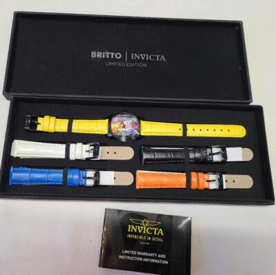 Invicta Romero Britto Baby Lupah Ltd Edition Watch Set w/ 5  display picture 3