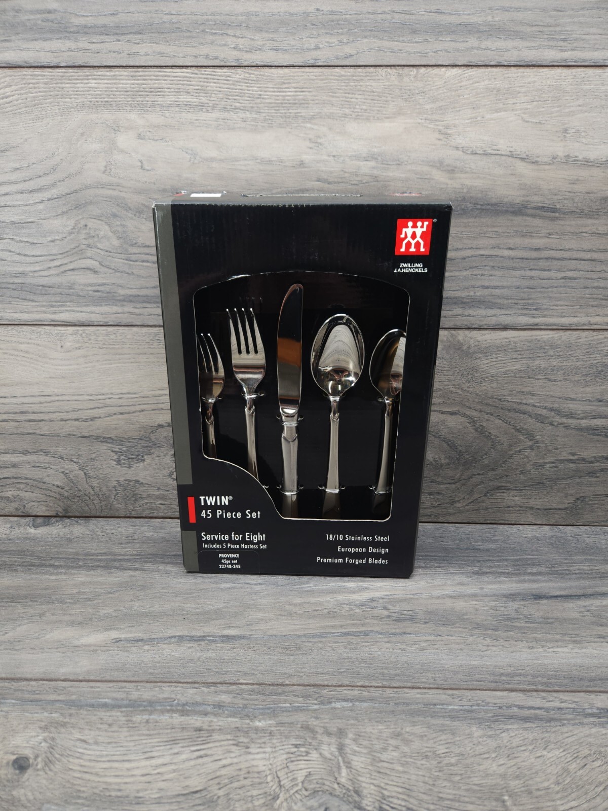 Zwilling Provence 45 Piece Stainless Steel Flatware Set Service for 8