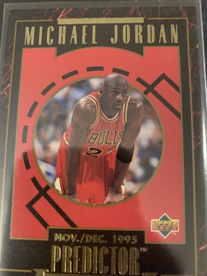 1995-96 Upper Deck MICHAEL JORDAN Player of the Month Predictor R1 Chicago  Bulls | eBay