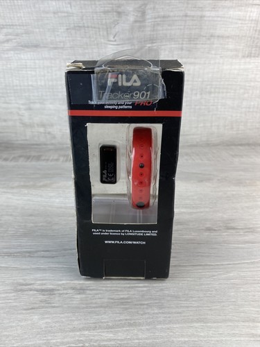 Fila Tracker 901 Pro Activity & Sleep Pattern Monitor, Adjustable Wristband -Red - Picture 3 of 5