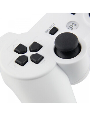Manette Sans Fil Générique Compatible PS3 - Blanche - Bluetooth - Neuf (ouvert Mais Jamais Utilisé)