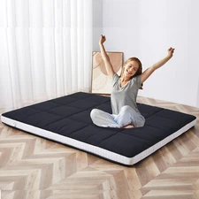 H&ZT 5" Thick Japanese Floor Mattress, Japanese Futon Mattress Foldable Mattress