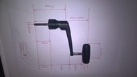 Shimano Fishing Reel Winding Handle. Please Refer To Pictures For Sizes. Shimano Fishing Reel Winding Handle. Please Refer To Pictures For Sizes.