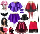 Ladies The GREATEST SHOW Wear Costumes ZENDAYA Bearded Lady Ringleader Costumes
