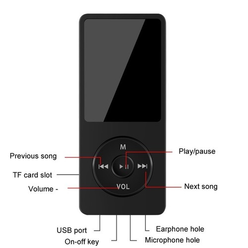 Bluetooth MP3/MP4 estudiante Walkman reproductor de música electrónica - Imagen 3 de 9