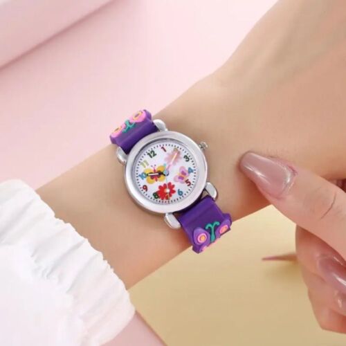 Plastic Watchband Wristwatch Round Wrist Watch Creative Quartz Watch - Picture 5 of 11