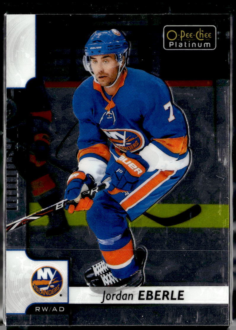 2017-18 O-Pee-Chee Platinum #104 Jordan Eberle New York Islanders