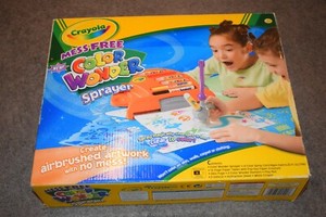 Crayola Color Wonder Sprayer-Create Airbrush Artwork with No Mess - New