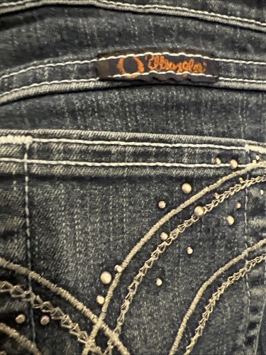 wrangler q baby girls 10 jeans bootcut equestrian riding denim rodeo western - Picture 8 of 17