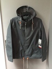 Pulse Waterproof Windproof Hooded Women's Rain Jacket Slate Grey Sz Xl Nwt D8