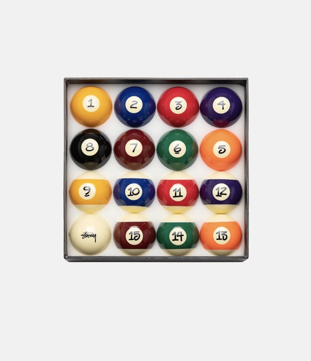 STUSSY BILLIARD BALLS SET 「JAPER BEES」 New Stussy Japer Bees Billiard Balls Collectors Set | eBay
