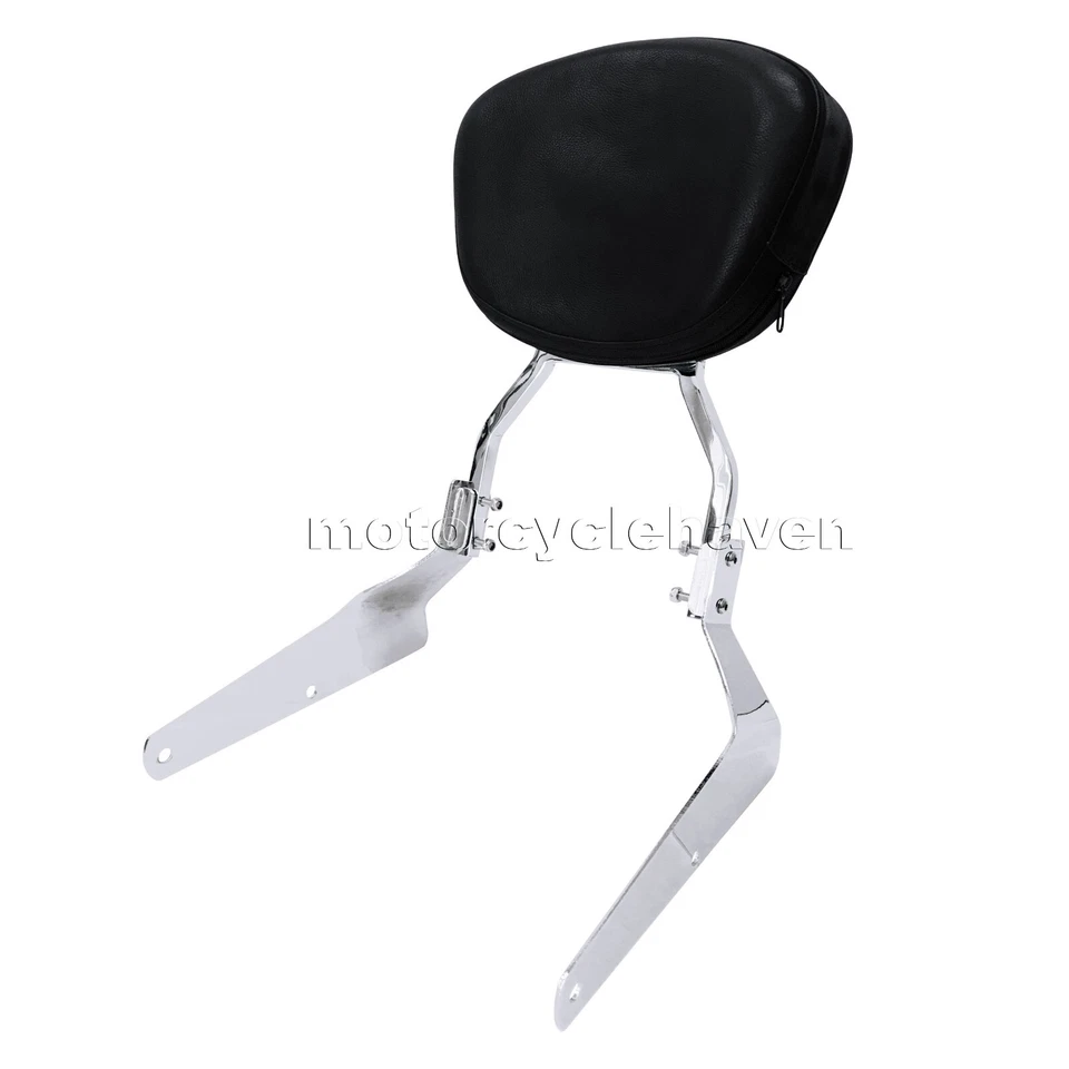 Cojín de respaldo cromado para pasajeros barra Sissy para Honda Magna 750 VF750 1994-2003 Foto 2 de 4