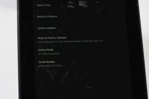 Amazon Kindle Fire 7 (5th Gen) 1.3Ghz Tablet SV98LN 8GB Wi-Fi 7" OLK3 With Ads - Picture 3 of 3